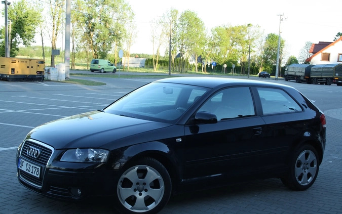 Audi A3 cena 23900 przebieg: 95000, rok produkcji 2007 z Zwoleń małe 352